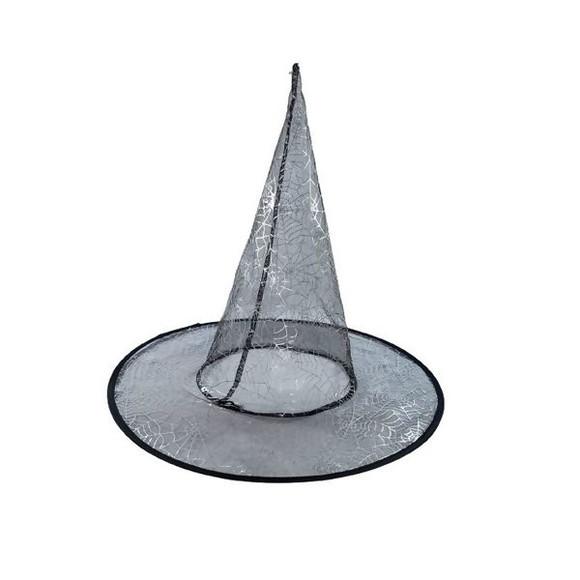 chapeu bruxa transparente