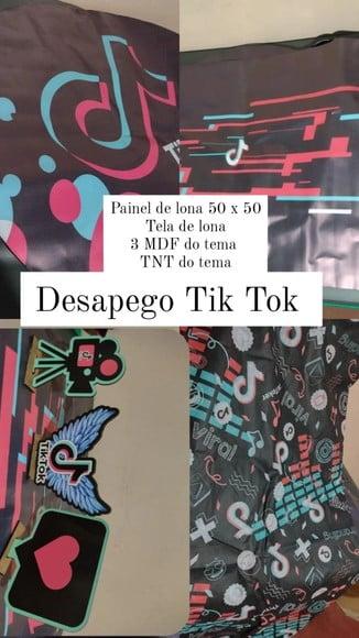 Desapego Decoração Aniversário Tik Tok