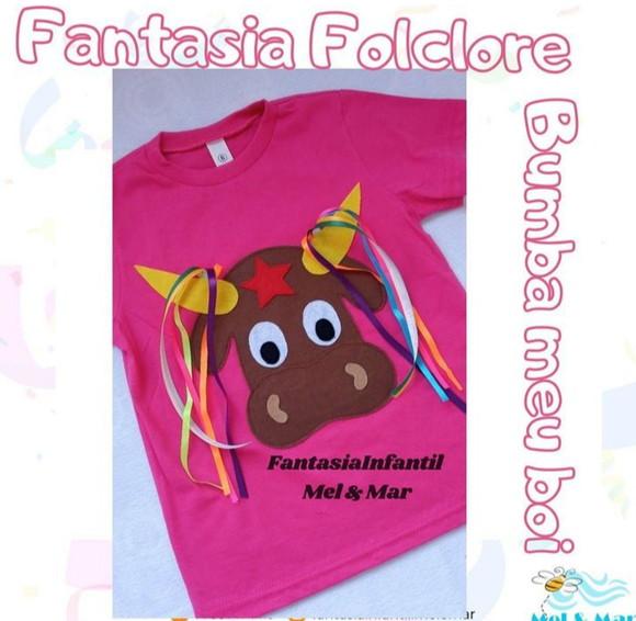 Fantasia Bumba Meu Boi+ Saia de Tutu+ Tiara Folclore