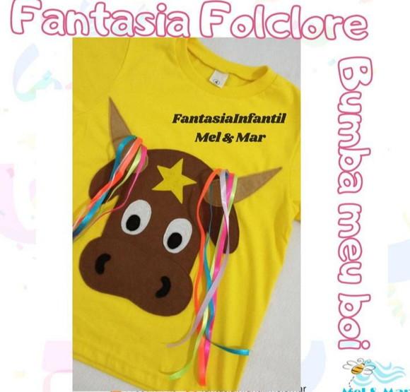 Fantasia Bumba Meu Boi+ Saia de Tutu+ Tiara Folclore