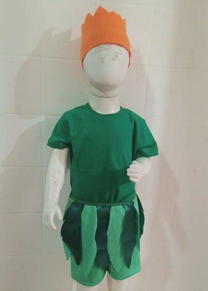 Fantasia Curupira Folclore com Camisa e Short