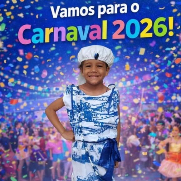 Fantasia Gandhy Carnaval Masculino Infantil