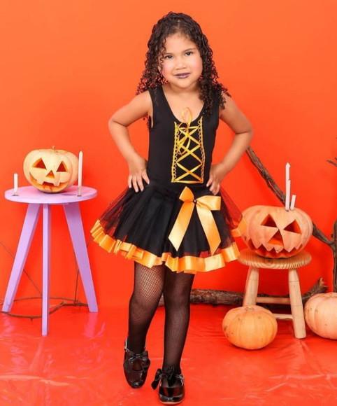 Fantasia Haloween Bruxinha Infantil