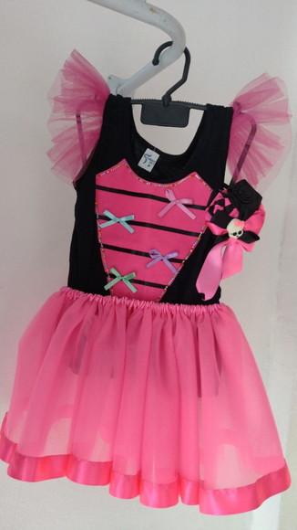 Fantasia Halloween Bruxinha Monster Hair