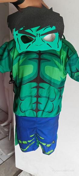 Fantasia Hulk Marvel Super Heróis