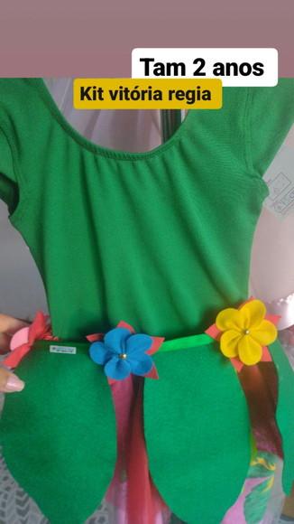 Fantasia Vitoria Regia Primavera Flores Infantil