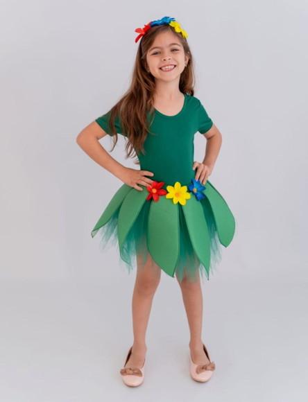 Fantasia Vitoria Regia Primavera Flores Infantil