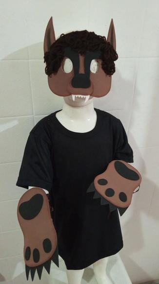 Kit Lobisomem com Camisa Folclore Livro Infantil