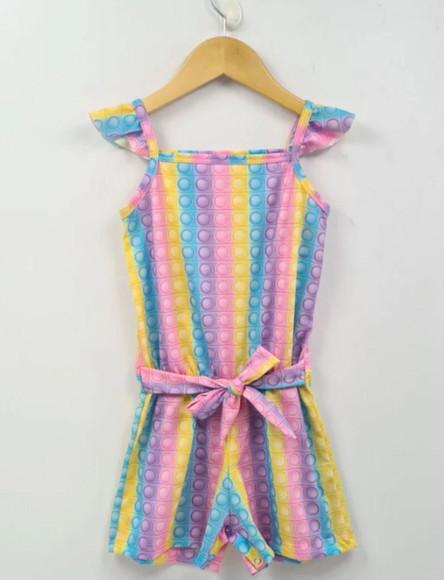 Macacão Curto Feminino Infantil
