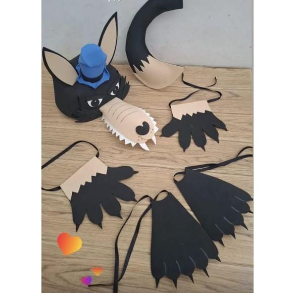 Lobo Folclore Acessório Livro Infantil