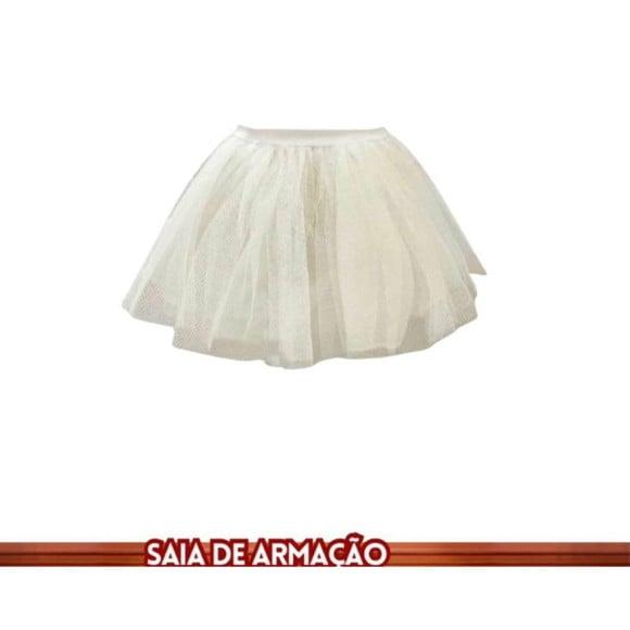 Saia de Armação Tule Brancotam P