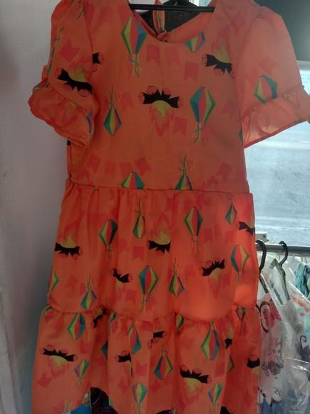 Vestido Infantil Caipira São João Junino Xadrez