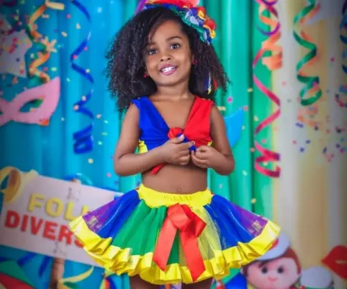 Fantasia infantil carnaval