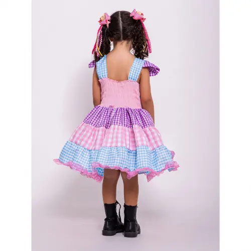 vestido junino são joão infantil