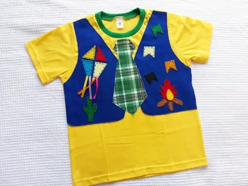 Camisa Colete Junino São João Masculino