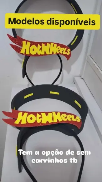 Cabelo Maluco Divertido Hotwheels