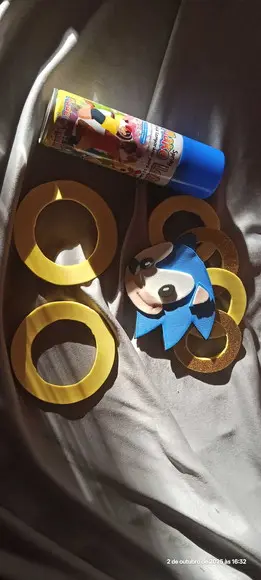 Cabelo Maluco Divertido Sonic