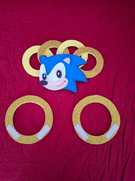 Cabelo Maluco Divertido Sonic