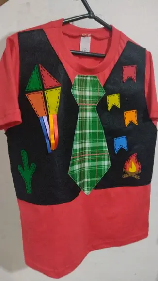 Camisa Colete Junino São João Masculino