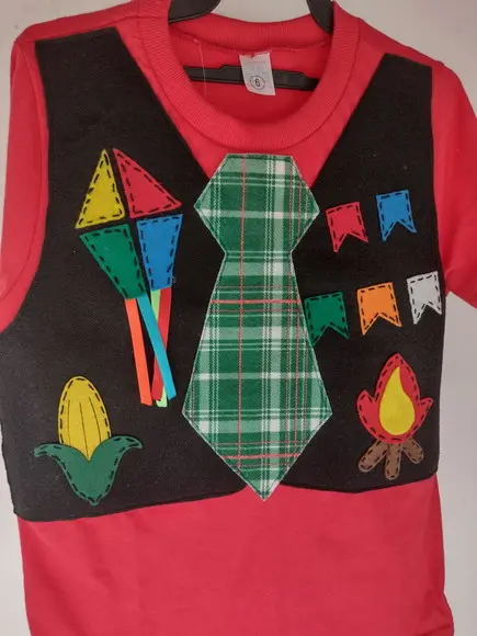 Camisa Colete Junino São João Masculino