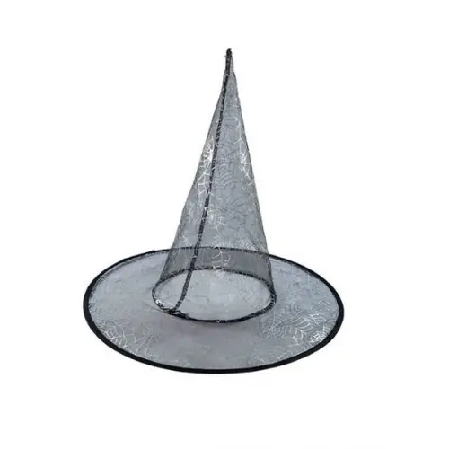 chapeu bruxa transparente