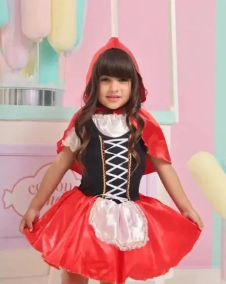 Chapeuzinho Vermelho Fantasia Infantil 2 Anos
