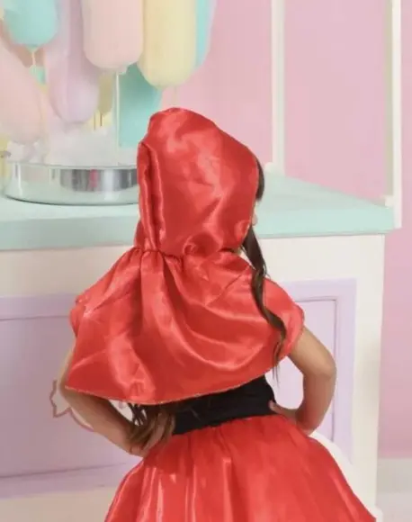 Chapeuzinho Vermelho Fantasia Infantil 2 Anos