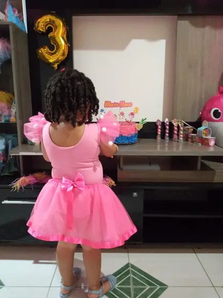 Fantasia Baby Shark Rosa