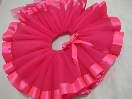 Fantasia Baby Shark Rosa e Saia de Tutu Luxo Infantil