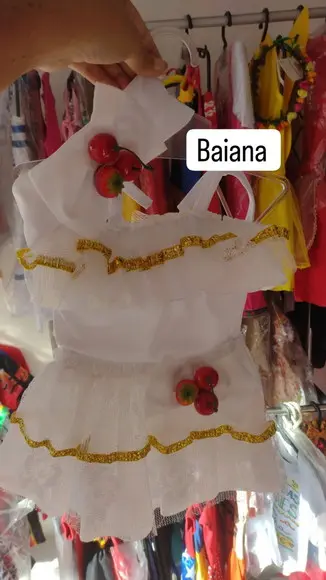 Fantasia Baiana Carnaval Folclore Personalizada