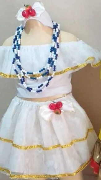 Fantasia Baiana Carnaval Folclore Personalizada