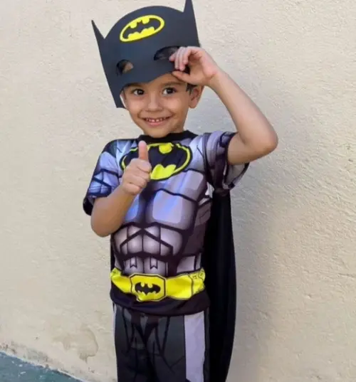 Fantasia Batman Super Heróis Infantil