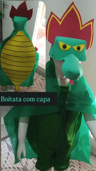 Fantasia Boitatá com Capa Folclore