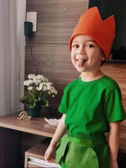 Fantasia Curupira Folclore com Camisa