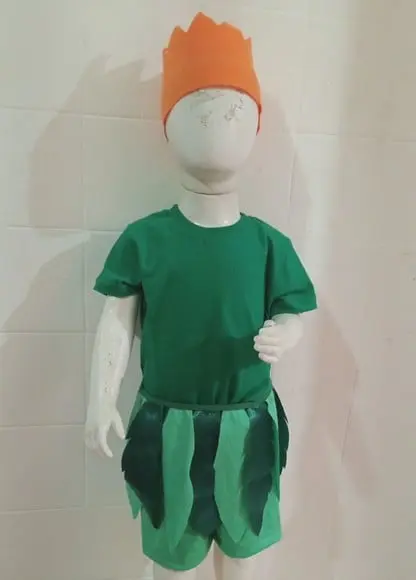 Fantasia Curupira Folclore com Camisa e Short