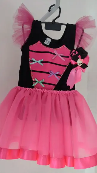 Fantasia Halloween Bruxinha Monster Hair