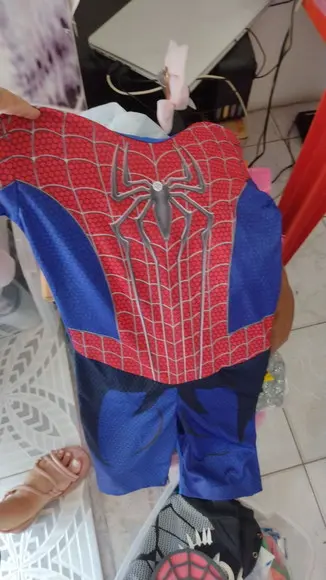 Fantasia Homem Aranha Super Heróis