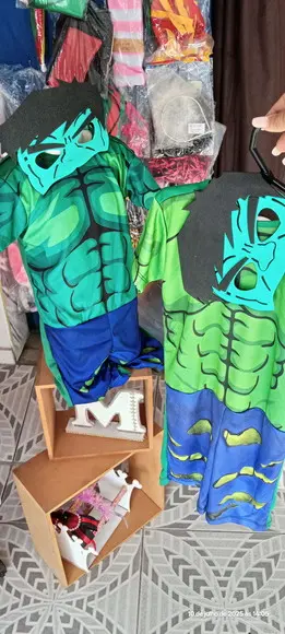 Fantasia Hulk Marvel Super Heróis