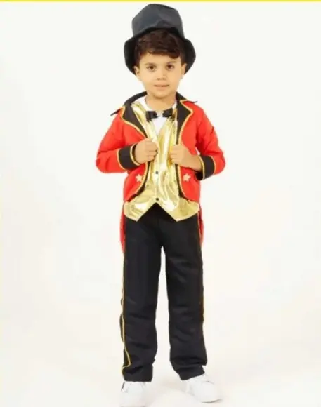 Fantasia Mágico Infantil Circo Luxo