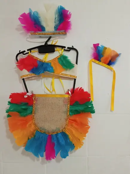 Fantasia Índio Feminino Masculino Tamanho Único Infantil