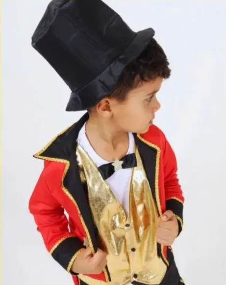 Fantasia Mágico Infantil Circo Luxo