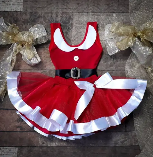Fantasia Natal Bebe Mamae Noel