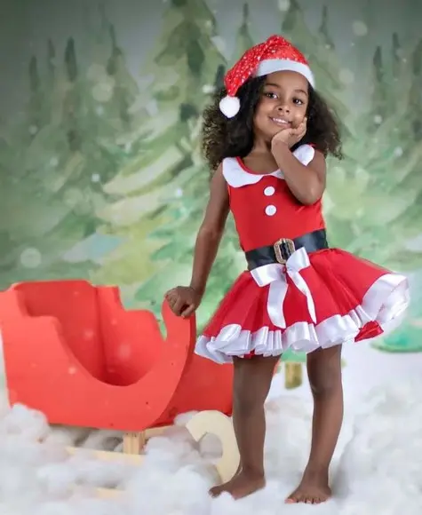Fantasia Natal Bebe Mamae Noel