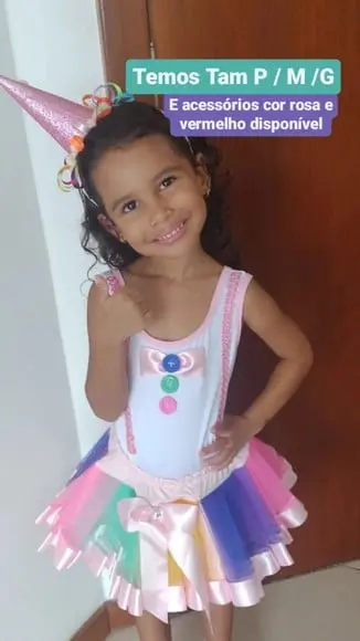 Fantasia Palhaçinha Circo Infantil com Tiara