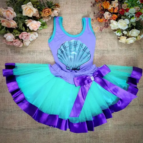 Fantasia Sereia Ariel Infantil