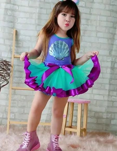 Fantasia Sereia Ariel Infantil