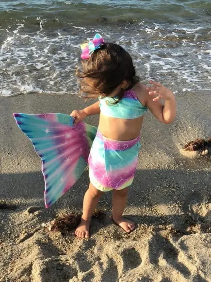 Fantasia Sereia Calda Carnaval Biquíni