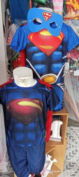 Fantasia Superman Super Homem Super Heróis