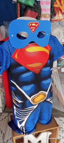 Fantasia Superman Super Homem Super Heróis