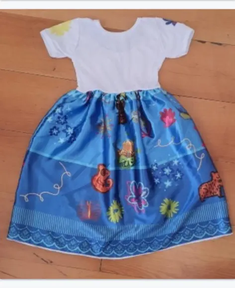 Fantasia Vestido Mirabel Filme Encanto